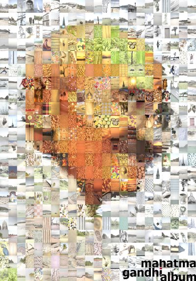 Mahatma Gandhi Photo Quilt