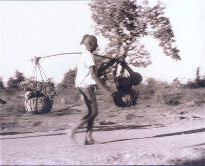 Walking to Village Fair