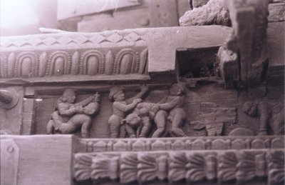 Erotic Carving on Chariot Panel  