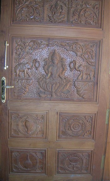 Carved Wooden Door