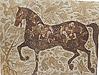 Horse decorated with Sages: Deccan painting