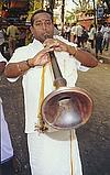 Musician at a Temple Procession