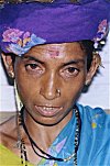 Woman belonging to the Harkantra Community