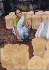 At the  Weekly Coir Market