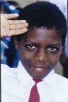 Siddi Boy Saluting the Indian Flag