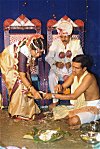 A Priest Conducting a Hindu Wedding