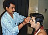 Make-up of  Bharatanatyam Artist