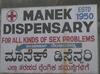 Signboard of a Sex Clinic