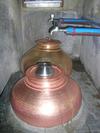 Shining Water Pots in a Bathroom