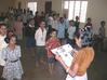 News being Read to Kids at an Orphanage