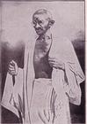 Mahatma Gandhi from a Picture Postcard