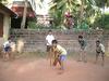 Boys at a Friendly Game of Cricket