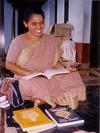 Indian Woman Enjoying a Book