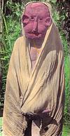 Masked Man Belonging to Muria Tribe