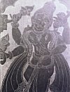 Lord Vishnu in Kavi Art