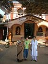 In front of Devaki-Krishna Ravalnath Temple, Mapse