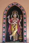Painted Idol of Lord Vishnu