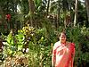 Indian Housewife in her Garden
