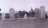 Hero-stones erected in a field