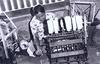 Girl Operates Handloom