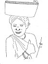 Tribal lady, Madhya Pradesh