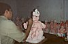 Man selling Ganesh idols for a Hindu festival