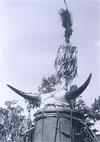 Festival Headgear  a Bison-Horn Maria Dancer