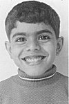 A smiling young boy