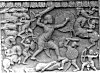 Soldiers fighting with swords and plates