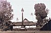 Temple and Flag Post