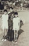Jyotsna with Vikas and Pradeep Kamat
