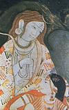 Shiva with parvati in painting