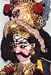 Portrait of a Yakshagana performer