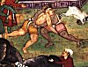 Traditional wrestling – Mogul miniature painting