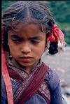 A Girl from himalayan region