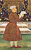 A Courtier in Akbar's Durbar<br>Moghul Miniature Painting