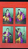 Profile of Bharatanatyam dancers