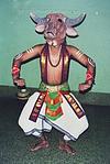 Dancing as Nandi in dance