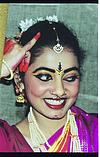 Pose of a Bharatanatyam dancer