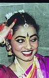 Pose of a Bharatanatyam dancer