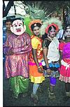 Dancers in procession