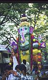 Ganesha in street procession