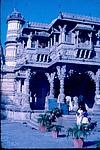 sculptured temple entrance