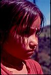 A village girl with bindi