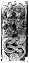 Ancient Indian Sculpture Shows Mating Snake Couple