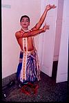 A young male dancer striking pose