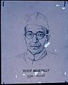 A pen and ink sketh of yusuf mehedally