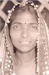 A young Lambani women with a wail of beads