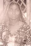 A young Lambani women with a Decorated dress