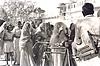 A street scene in Jaipur featuring Rajasthan women with covered faces